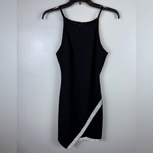 BCX Bodycon Party Dress‎ Sleeveless Black Small Bling Sparkle Holiday New Year